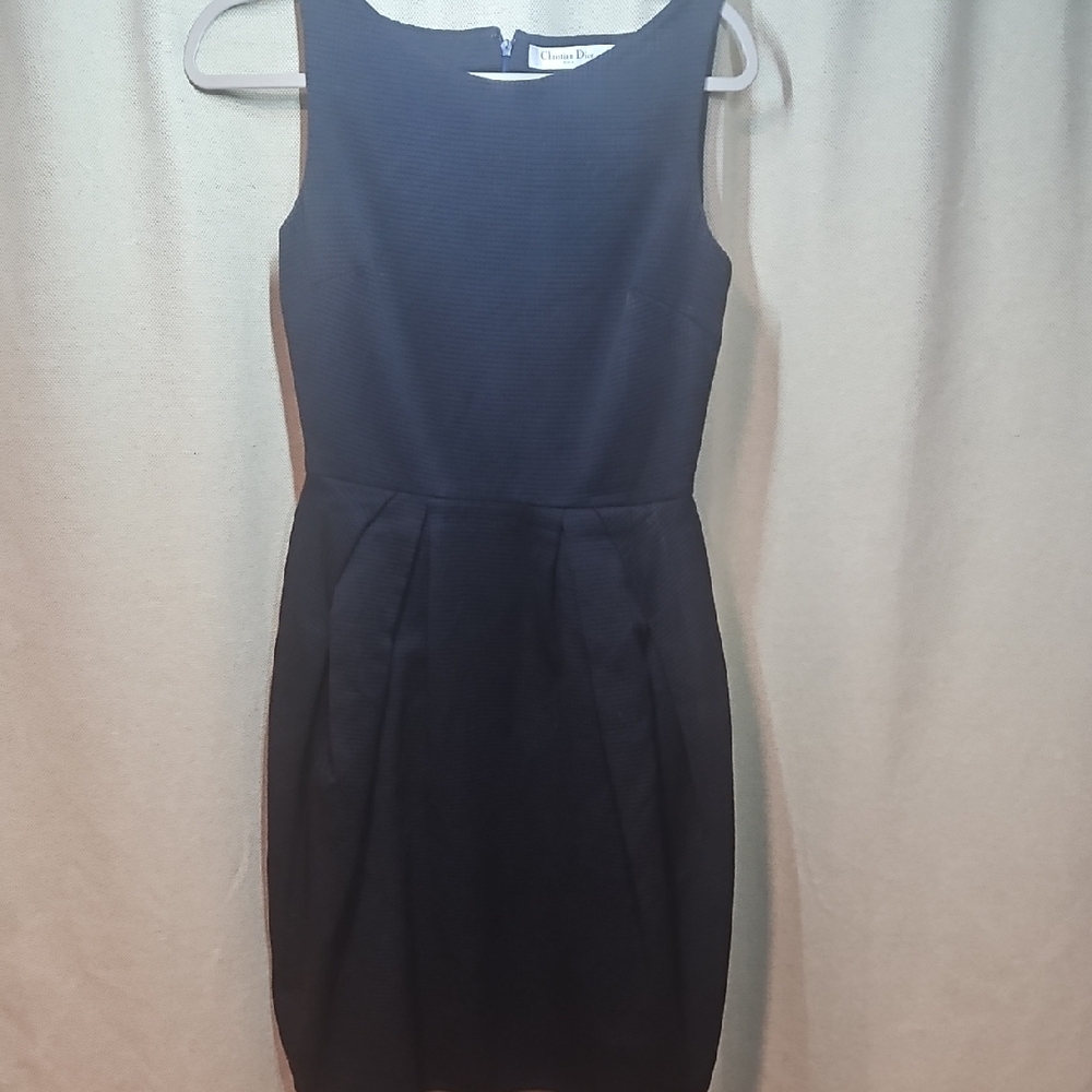 Dior Elegant Navy Mini Dress
